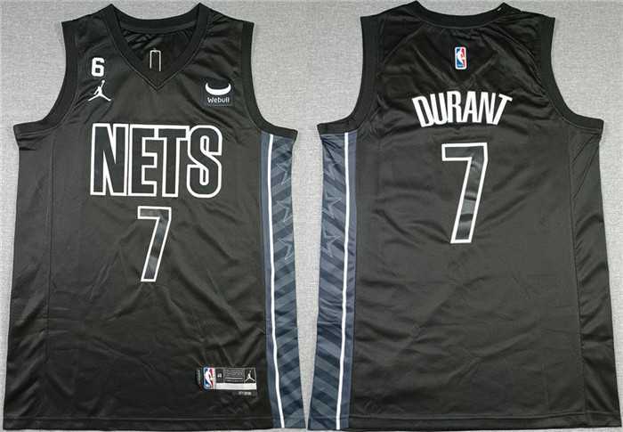 Men's Brooklyn Nets #7 Kevin Durant Black2022-23 Statement Edition No.6 Patch Stitched Basketball Jersey,We sell and wholesale Men's Brooklyn Nets #7 Kevin Durant Black2022-23 Statement Edition No.6 Patch Stitched Basketball Jersey on line form chian!